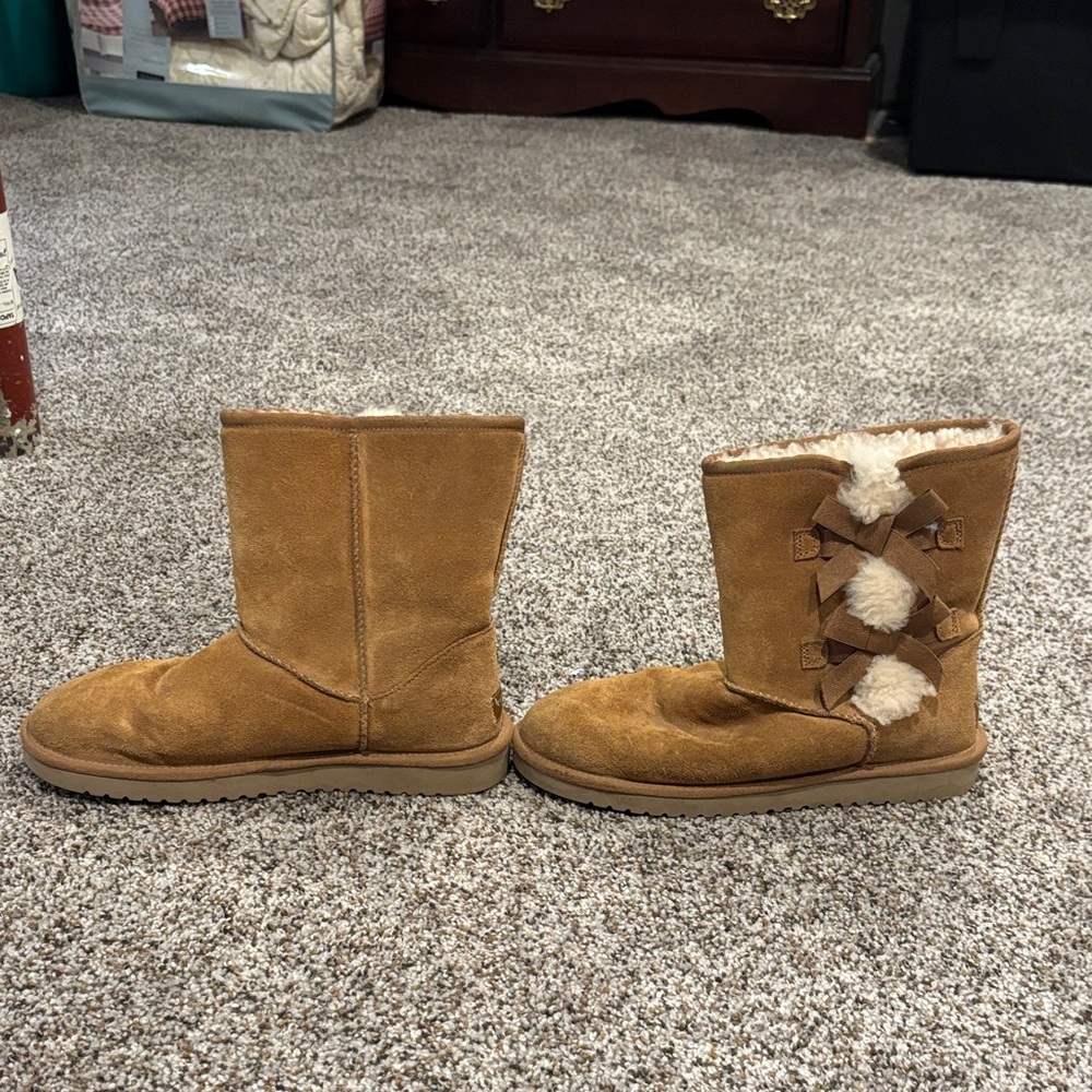 Koolaburra Tan Winter Boots with Shearling